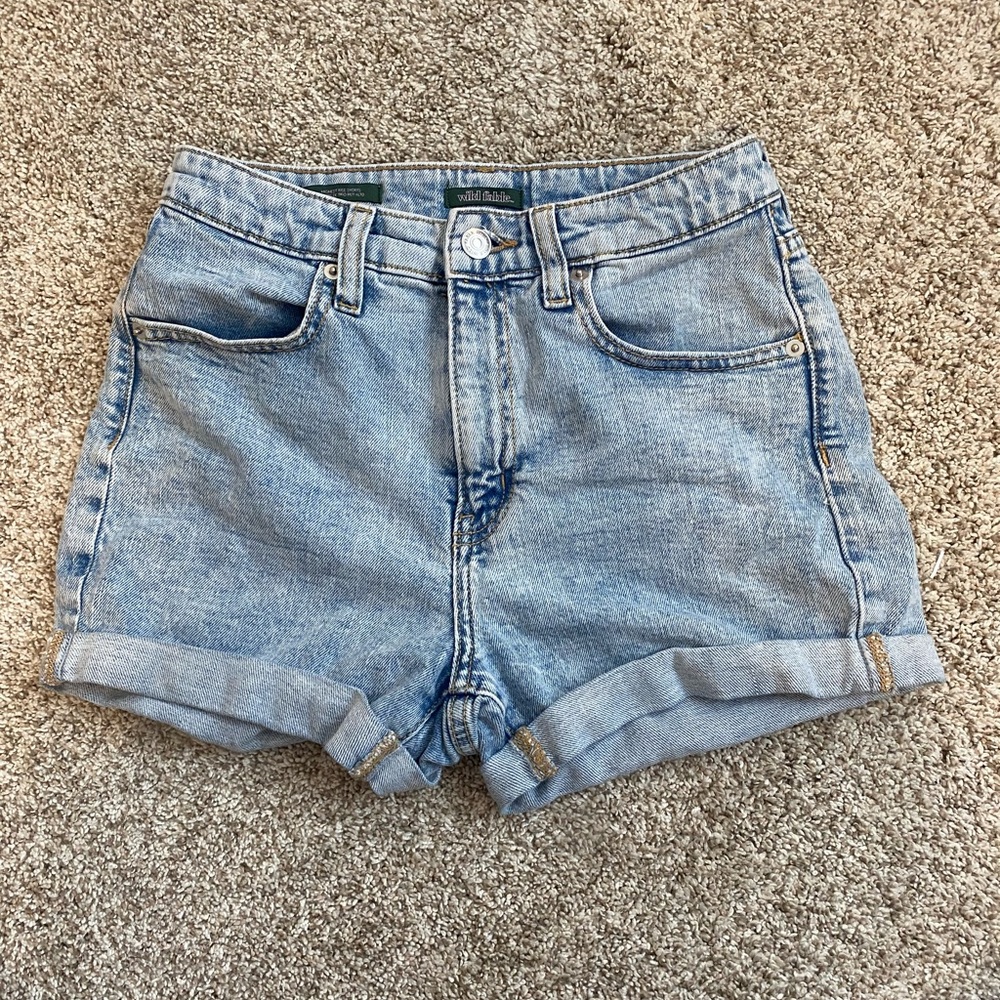 BLUE DEMIN SHORTS